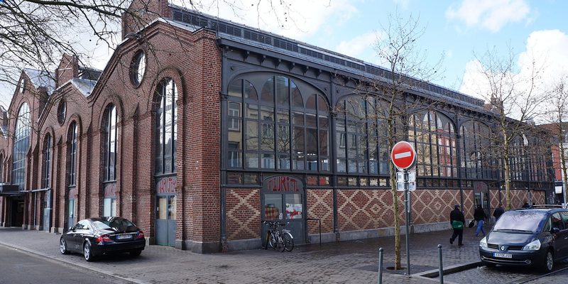 Le march&eacute; couvert de Wazemmes &agrave; Lille